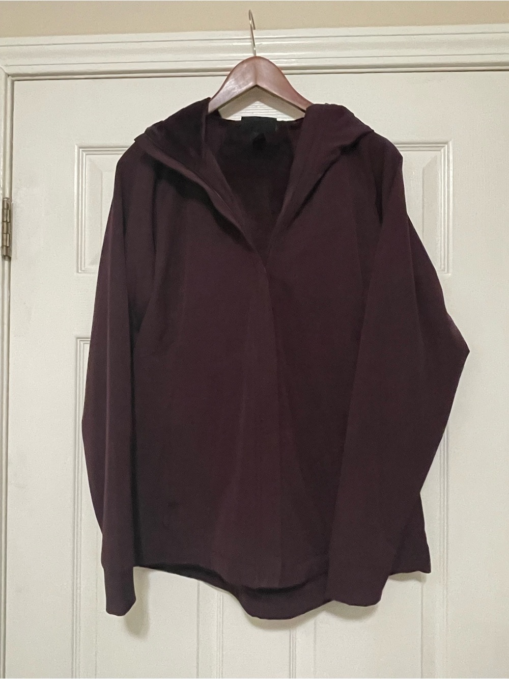 Plum Hooded Fleece Jacket Kirkland